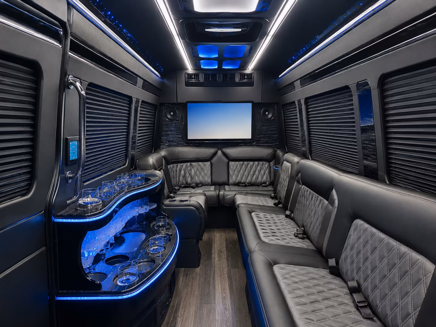 airport transfer buses for wedding guests flying into ewr