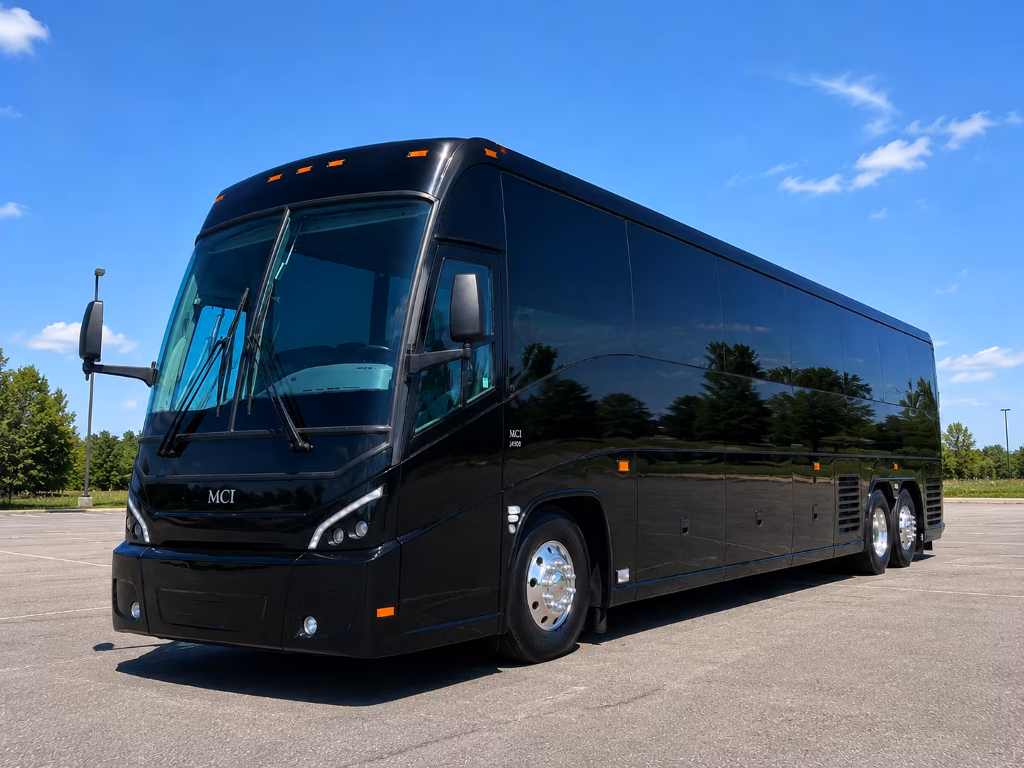 edison charter bus rentals for long distance trips to new york city