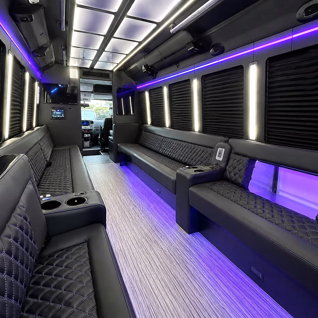 edison party bus inside