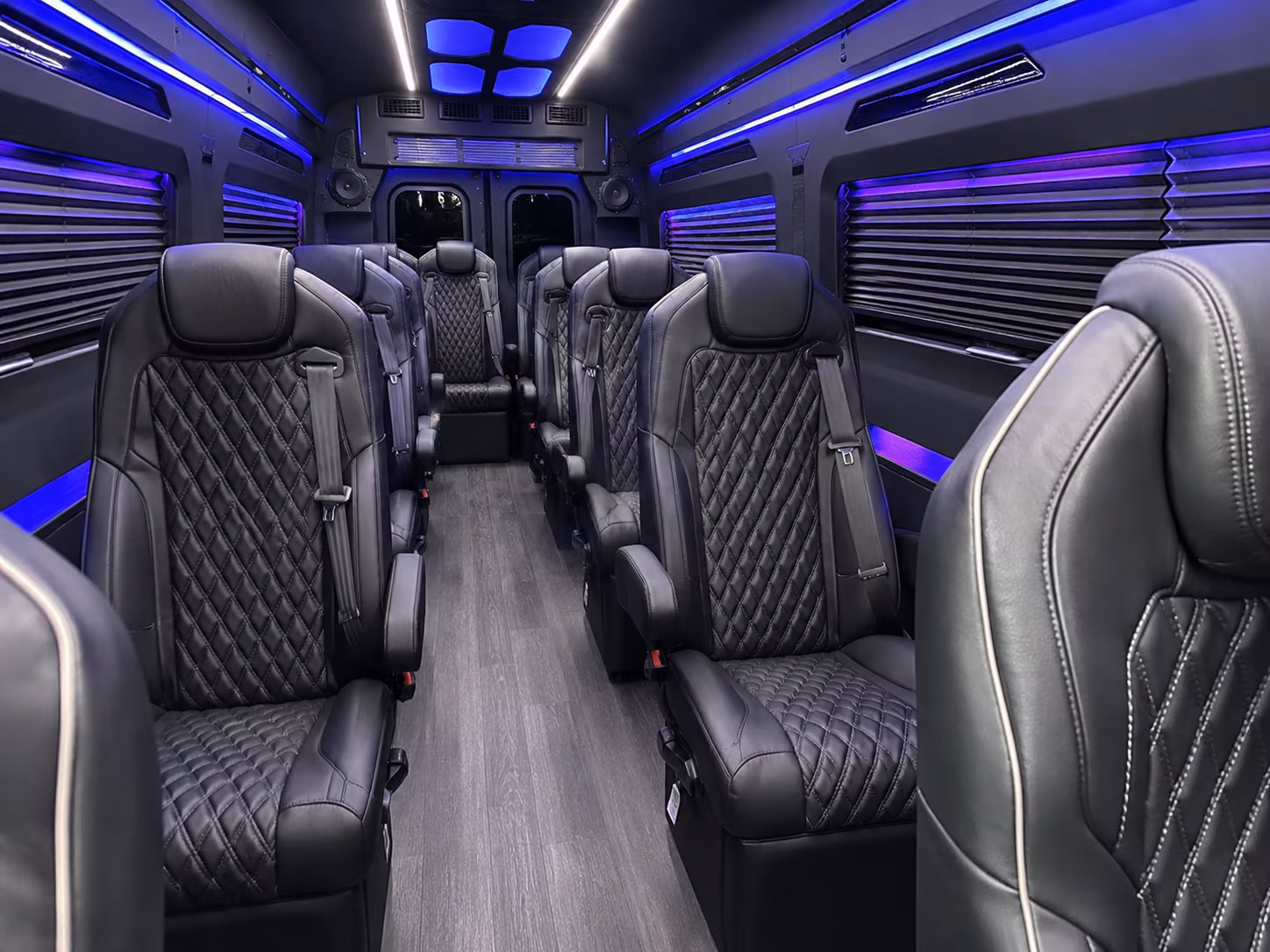edison sporting event transportation onboard seating