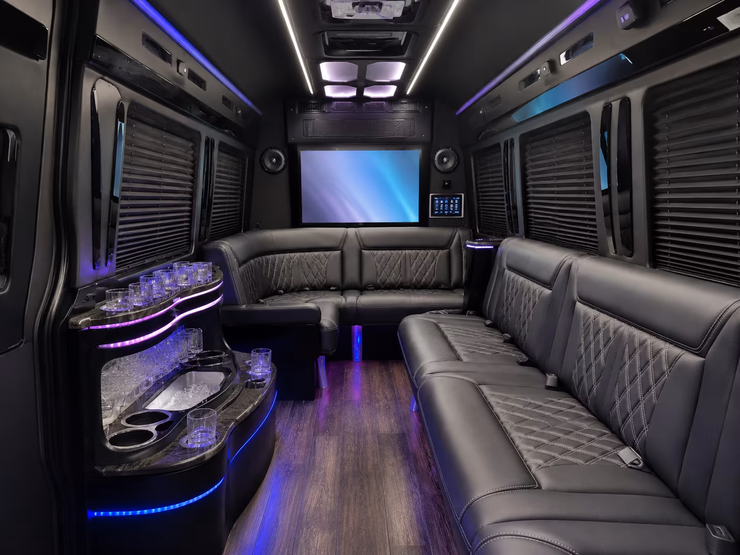 edison sprinter limousine inside