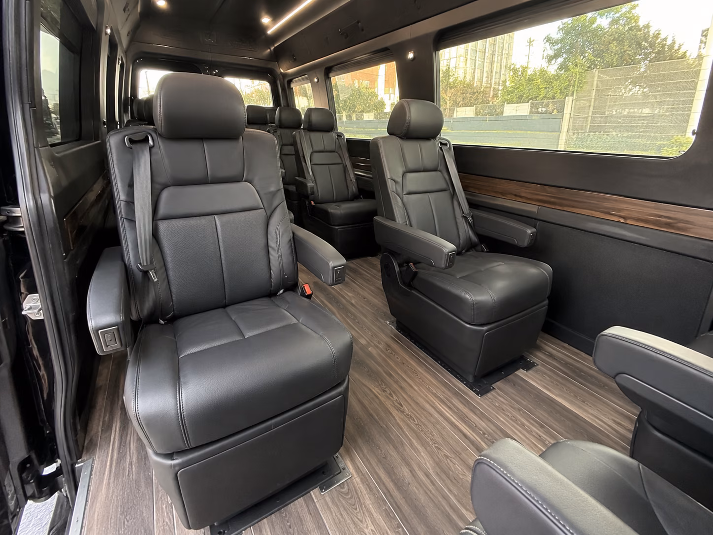 edison sprinter van with driver inside