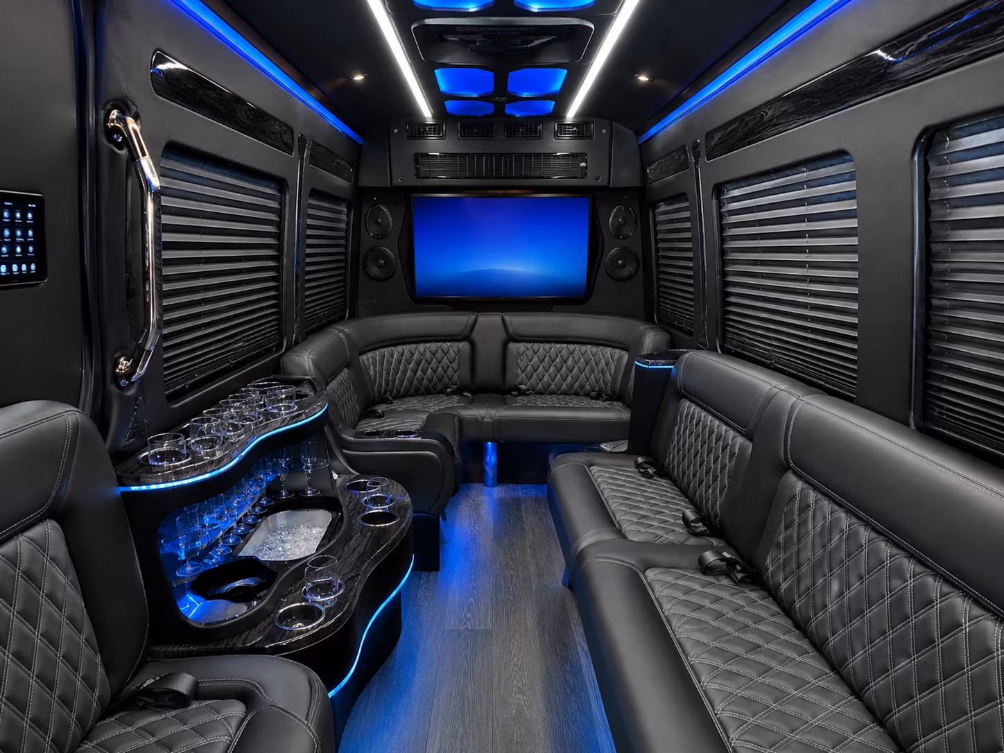 prom night bus rentals covering edison piscataway and the route 9 corridor