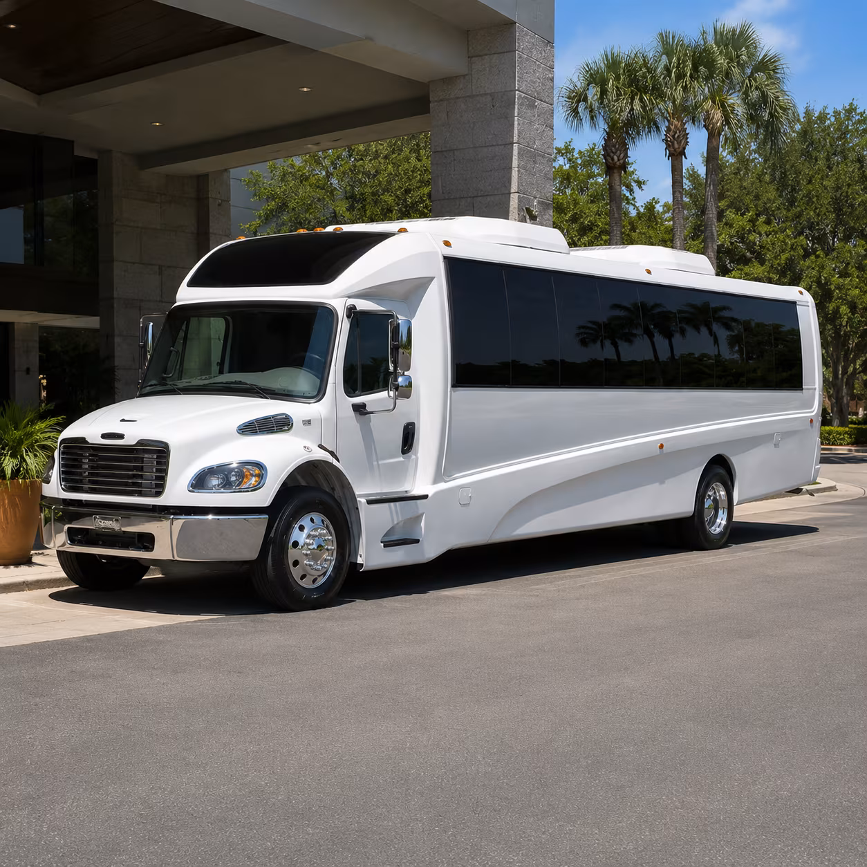 shuttle buses for weekly worship services in edison